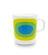 Marimekko Melooni Mug, Bianco Verde e Blu