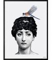 Poster Cornice Nera 20x25 - Lady With Bug -  Vanilla Fly