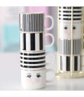 Mugs in a Rack set di 4 tazze Miss Etoile