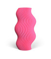 Vaso Onda Fucsia 20x18x38 cm - Mènia