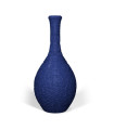 Vaso Texture Blu scuro h 32 cm  - Mènia